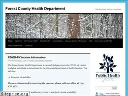 Sites similar to forestcountypublichealth.org