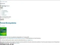 Sites similar to forestecosyst.springeropen.com