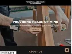 Sites similar to foresthilllocksmith.com