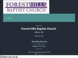 Sites similar to foresthillsbaptist.org