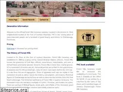 Sites similar to foresthillscemetery.net