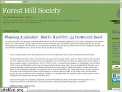 Sites similar to foresthillsociety.com