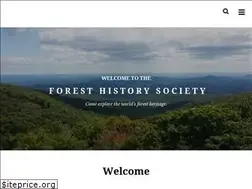 Sites similar to foresthistory.org