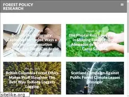 Sites similar to forestpolicyresearch.org