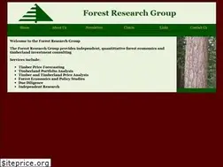 Sites similar to forestresearchgroup.com