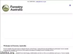 Sites similar to forestry.org.au