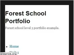 Sites similar to forestschoolportfolio.com