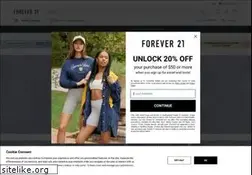 Sites similar to forever21.cn