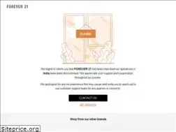 Sites similar to forever21.in