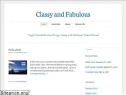 Sites similar to foreverclassyandfabulous.com