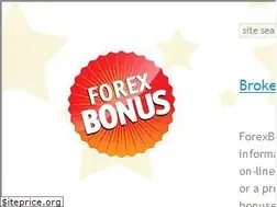 Sites similar to forexbonus.com
