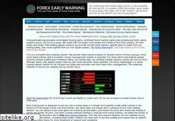 Sites similar to forexearlywarning.com