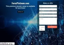 Sites similar to forexplatinum.com