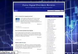 Sites similar to forexsignalprovidersreviews.blogspot.com