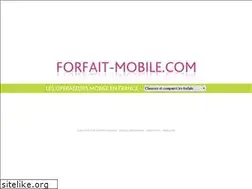 Sites similar to forfait-mobile.com