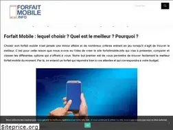 Sites similar to forfaitmobile.info