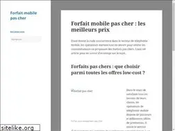 Sites similar to forfaitmobilepascher.com