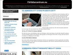 Sites similar to forfattarcentrum.nu