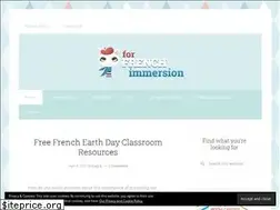 Sites similar to forfrenchimmersion.com