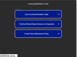 Sites similar to forgamerinfo.com