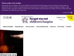 Sites similar to forgetmenotchild.co.uk