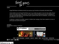 Sites similar to forgettheheroes.com