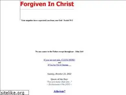 Sites similar to forgiveninchrist.org