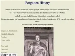 Sites similar to forgotten-history.de