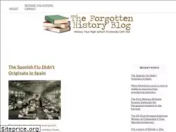 Sites similar to forgottenhistoryblog.com