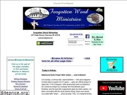 Sites similar to forgottenword.org