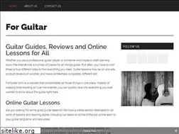 Sites similar to forguitar.com