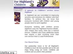 Sites similar to forhighlandschildren.org