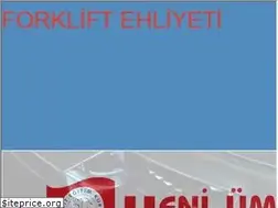Sites similar to forkliftehliyeti.com