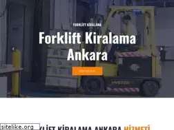 Sites similar to forkliftkiralamaankara.com.tr