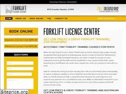 Sites similar to forkliftlicence.info