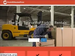 Sites similar to forkliftrentalpros.com