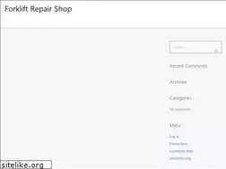 Sites similar to forkliftrepairshop.com