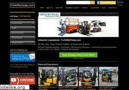 Sites similar to forkliftscheap.com