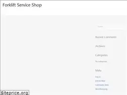 Sites similar to forkliftserviceshop.com