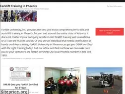 Sites similar to forklifttraininginphoenix.com