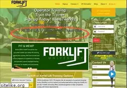 Sites similar to forkliftuniversity.com