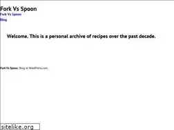 Sites similar to forkvsspoon.com