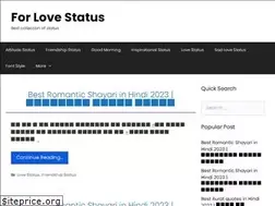 Sites similar to forlovestatus.com