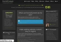 Sites similar to form2content.com