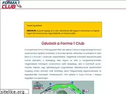 Sites similar to forma1club.hu