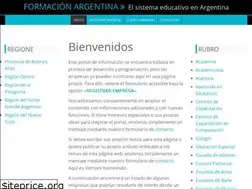 Sites similar to formacionargentina.com