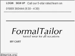 Sites similar to formaltailor.com