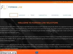 Sites similar to formanlaw.co.uk
