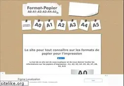 Sites similar to format-papier-a0-a1-a2-a3-a4-a5.fr