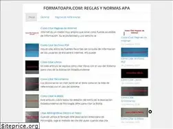 Sites similar to formatoapa.com